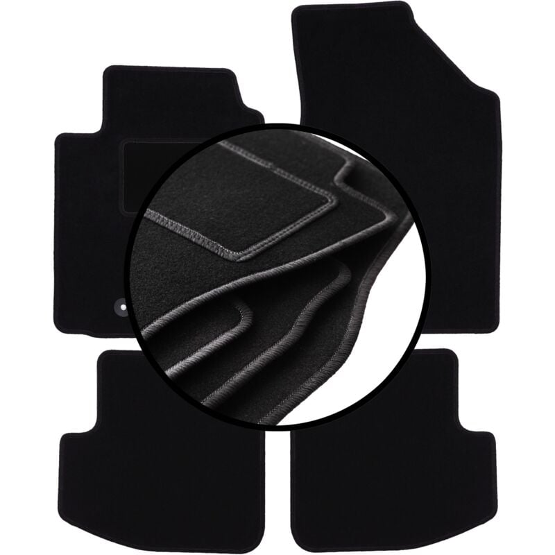 foto del prodotto set completo di tappetini in velluto per toyota yaris i 3 porte 1999 2005 