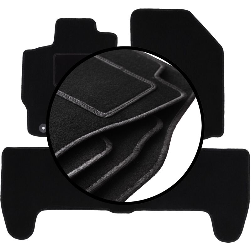 foto del prodotto set completo di tappetini in velluto per toyota yaris ii hatchback 2005 2011 