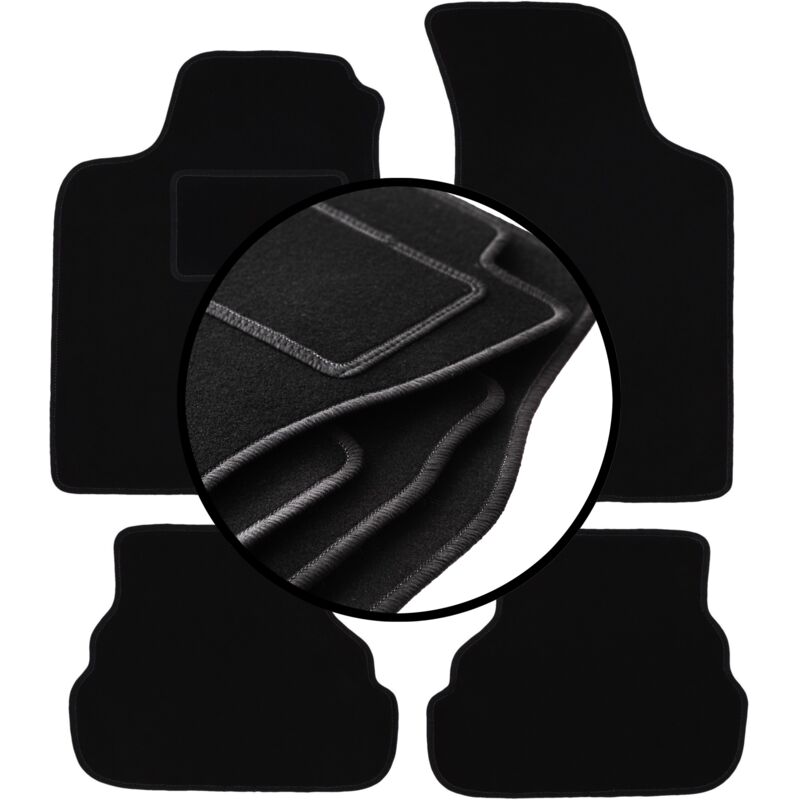 foto del prodotto set completo di tappetini in velluto per volkswagen golf iii cabrio, hatchback, station wagon 1993 2002 