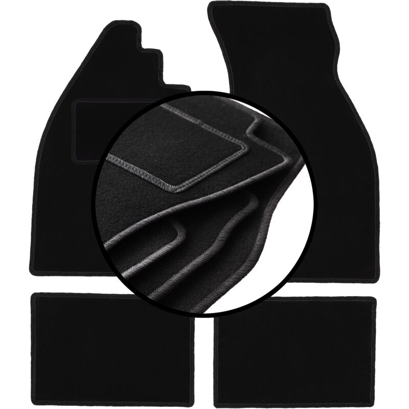 foto del prodotto set completo di tappetini in velluto per volkswagen maggiolino 0 1938 2003 
