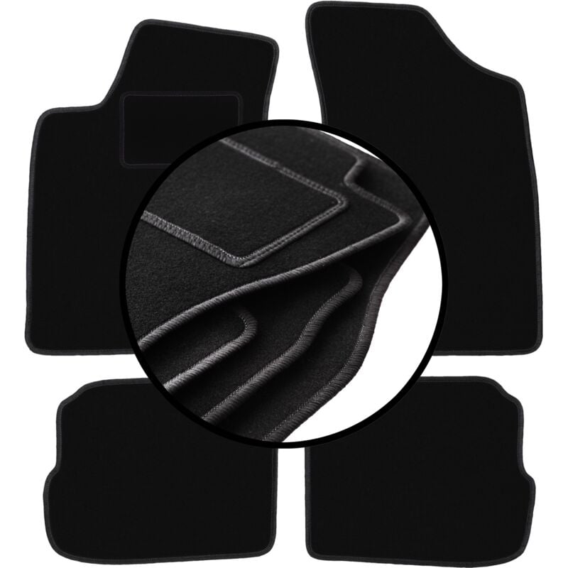 foto del prodotto set completo di tappetini in velluto per volkswagen passat b4 station wagon, berlina 1993 1997 