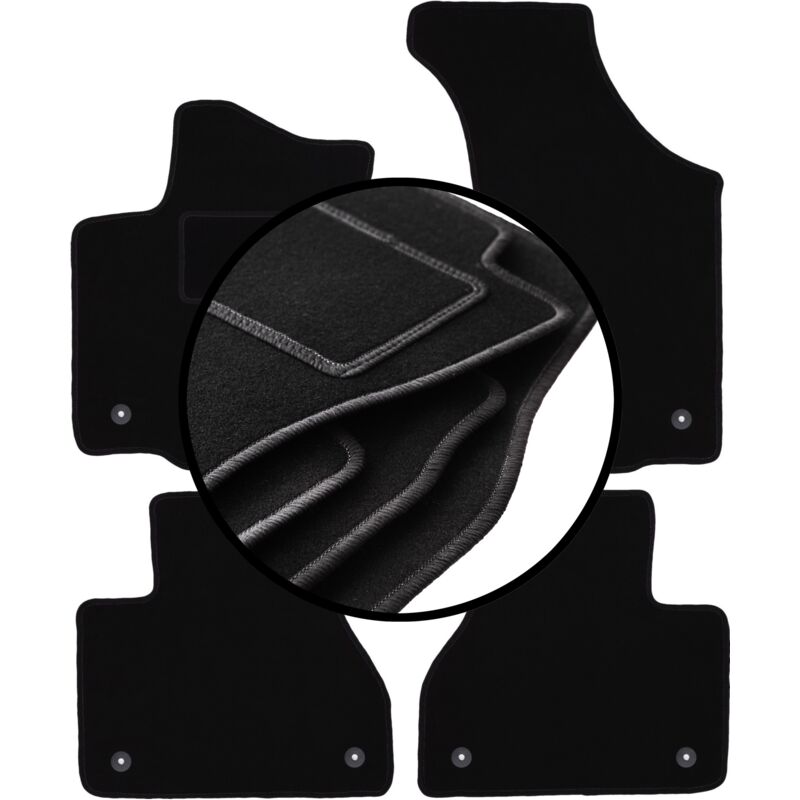 foto del prodotto set completo di tappetini in velluto per volkswagen phaeton berlina 2002 2016 