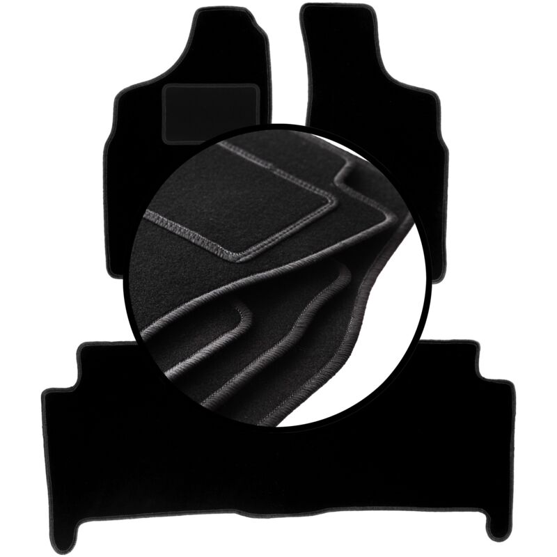 foto del prodotto set completo di tappetini in velluto per volkswagen phaeton long berlina 2002 2012 