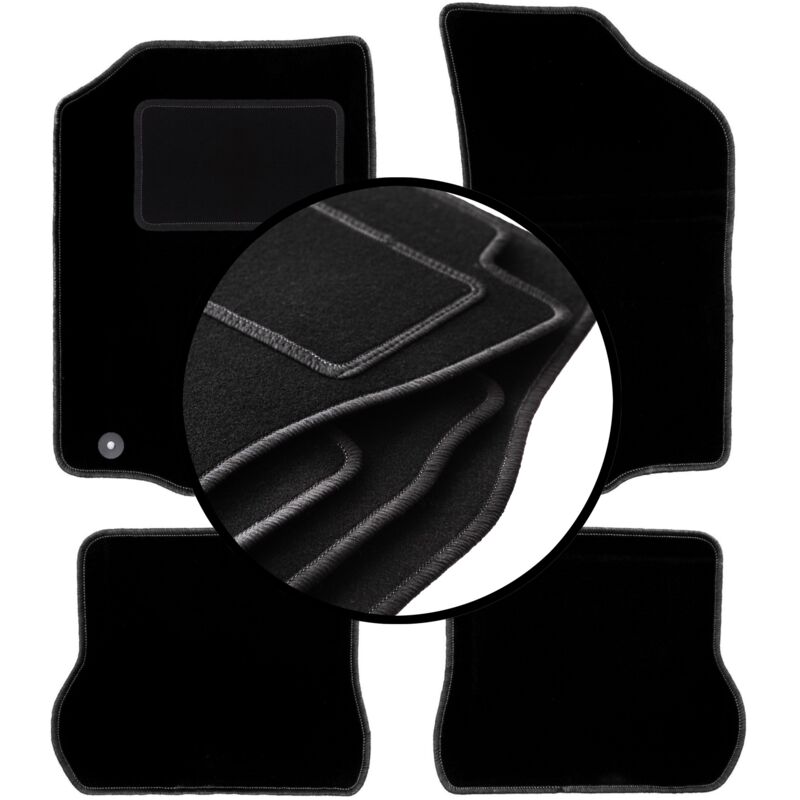 foto del prodotto set completo di tappetini in velluto per volkswagen scirocco ii coup 1981 1992 