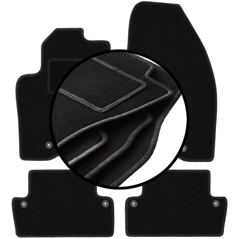 foto del prodotto set completo di tappetini in velluto per volvo s60 i liftback 2000 2009 