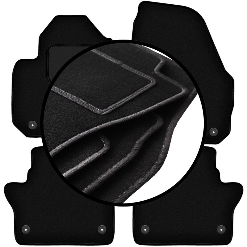 foto del prodotto set completo di tappetini in velluto per volvo s60 ii long 2010 2018 