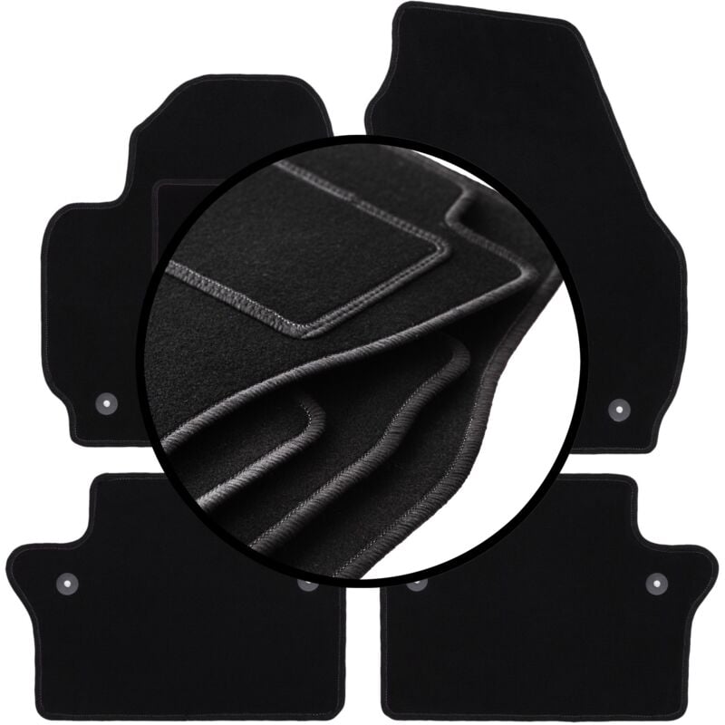 foto del prodotto set completo di tappetini in velluto per volvo s80 ii berlina 2010 2017 