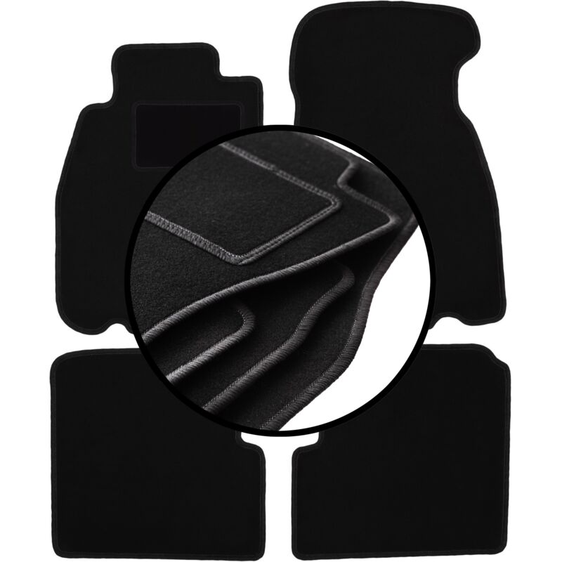 foto del prodotto set completo di tappetini in velluto per volvo v40 i station wagon 1995 2004 