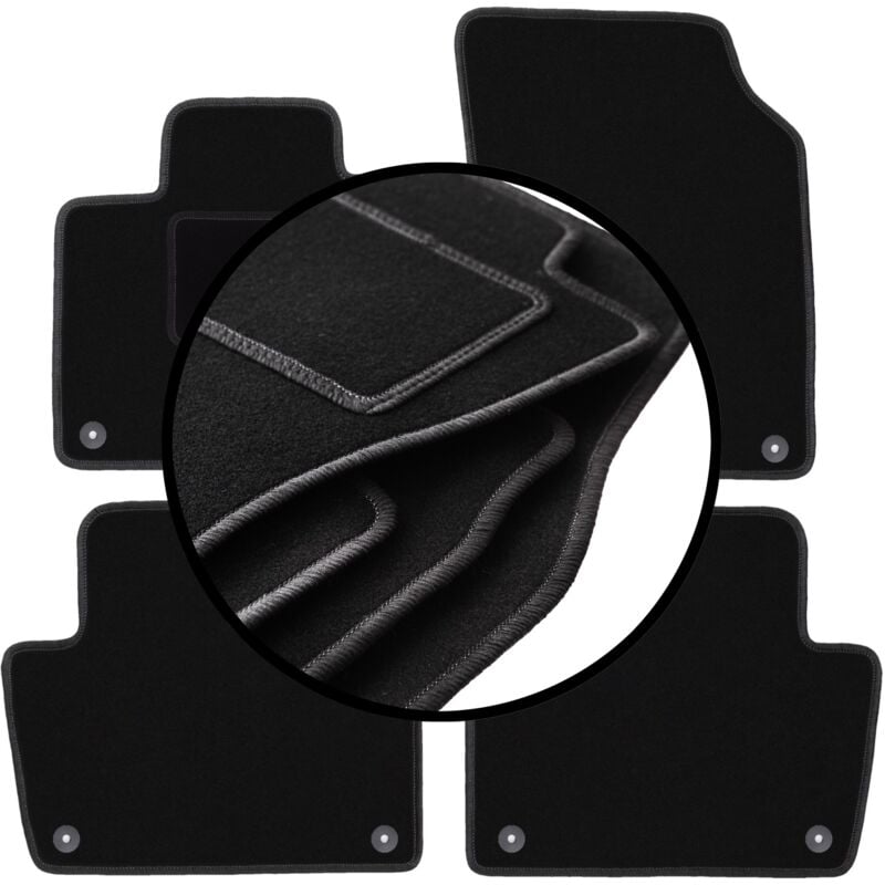 foto del prodotto set completo di tappetini in velluto per volvo xc90 ii suv 2015 