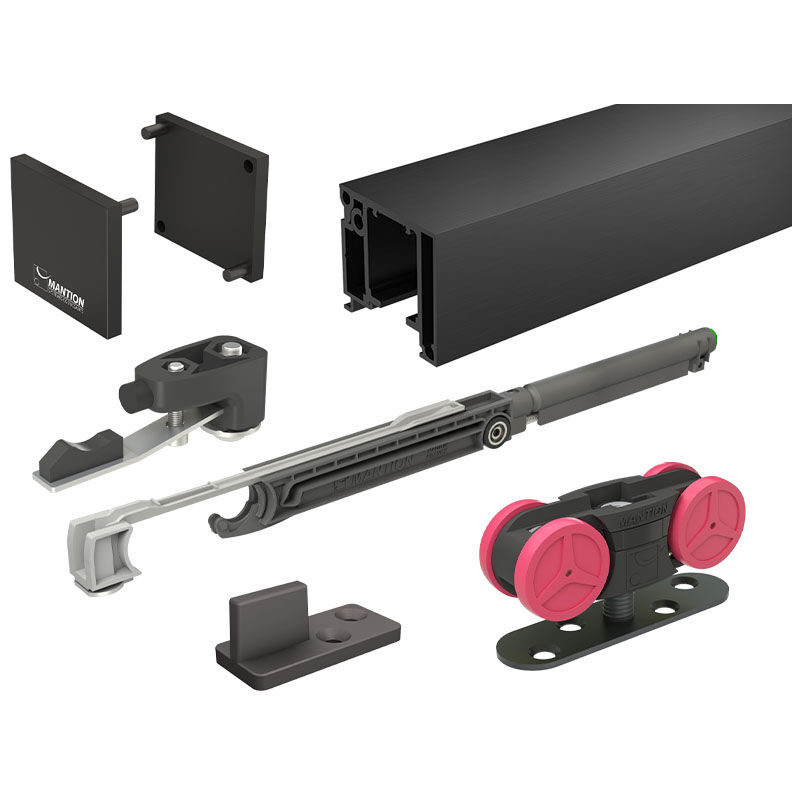 foto del prodotto set completo saf slim mantion per porte scorrevoli fino a 1030 mm saf s82c 195