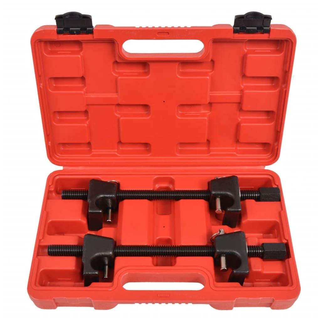 foto del prodotto set compressore per molle elicoidali compressore per molle macpherson ammortizzatore 26 cm attrezzi da officina 02 0004319