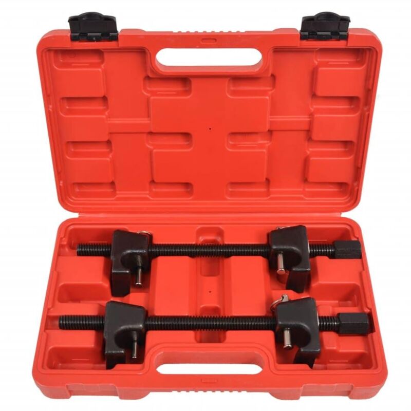 foto del prodotto set compressore per molle elicoidali compressore per molle macpherson ammortizzatore 26 cm attrezzi da officina 020004319