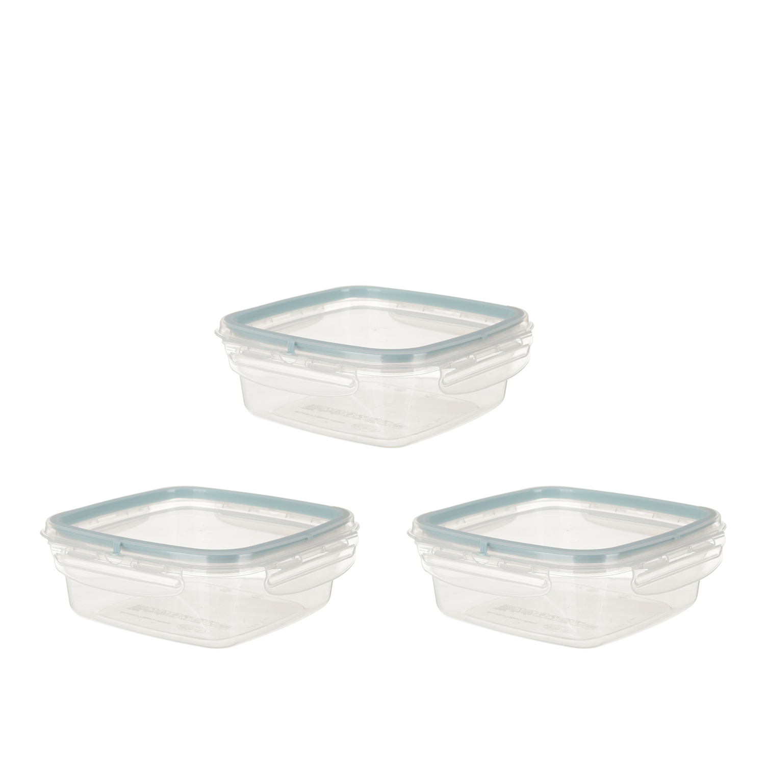 foto del prodotto set contenitori salvafreschezza snips quadrati, in plastica