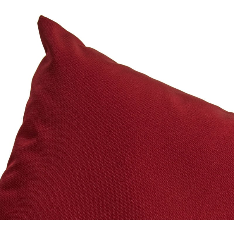 foto del prodotto set copricuscini divano, sgabello molde rosso rubino
