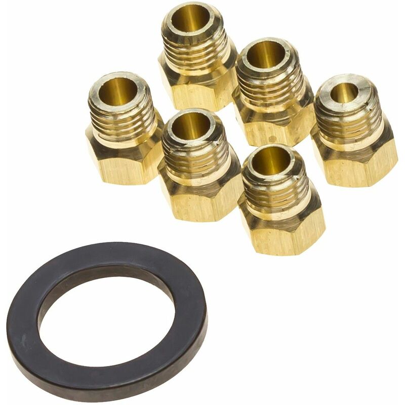foto del prodotto set d iniettori gas butano propano originale forni, fornelli elettrici e a gas whirlpool 2948453663946527337