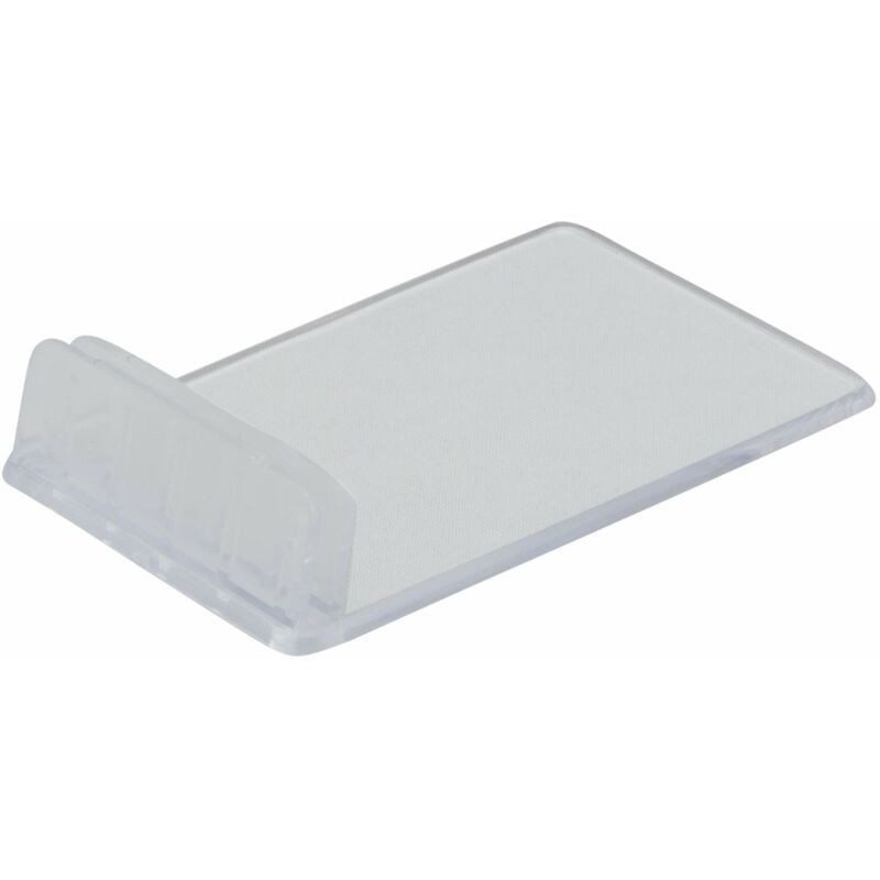 foto del prodotto set da 10 supporti acrilico per etichette per un supporto verticale dalla base per caff , ristoranti, bar, negozi 6x4x0,8cm colore