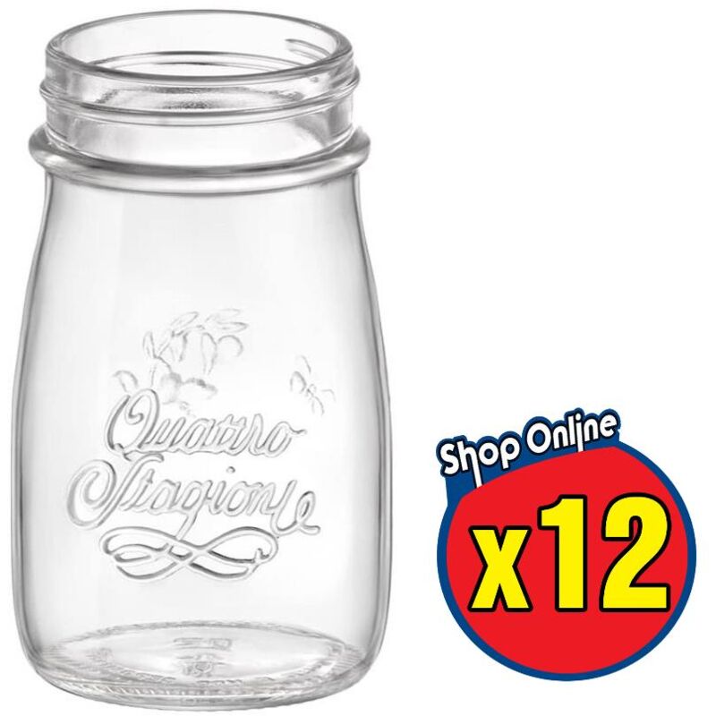 foto del prodotto set da 12 bottiglie bormioli rocco quattro stagioni da 200 ml