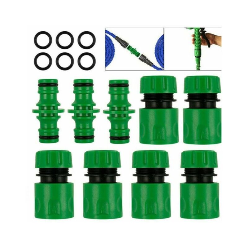foto del prodotto set da 15 connettori rapidi per tubi da giardino