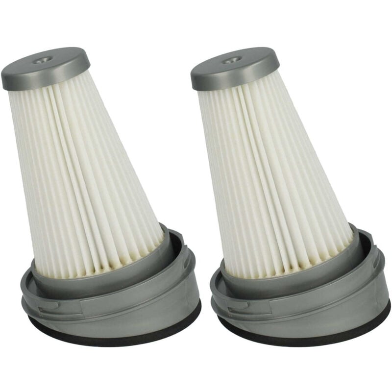 foto del prodotto set da 2x filtro a pieghe piatte compatibile con black decker sva520b aspirapolvere cartuccia filtrante vhbw