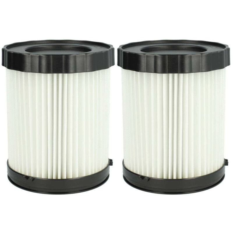 foto del prodotto set da 2x filtro a pieghe piatte sostituisce fein 31324000192 per aspirapolvere cartuccia filtrante, carta plastica vhbw