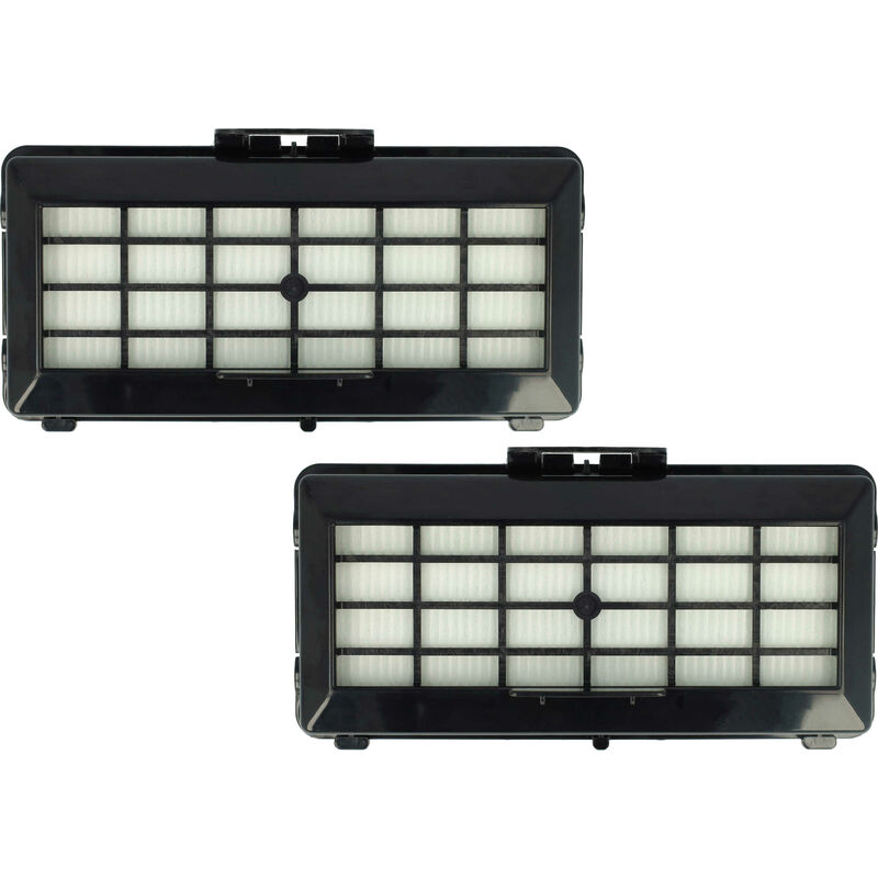 foto del prodotto set da 2x filtro compatibile con bosch bsg71266 07, bsg71266 11, bsg71266gb 07 aspirapolvere filtro hepa anallergico vhbw