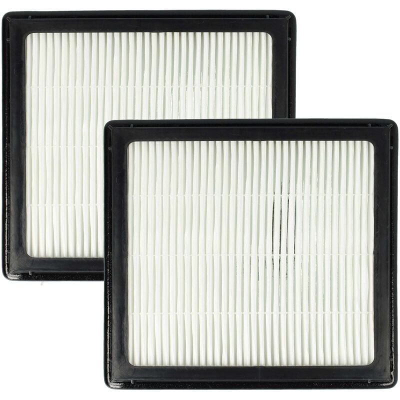 foto del prodotto set da 2x filtro compatibile con nilfisk gm420, h13, gmd420, gmd430, gmd400, gmd410, gm430 aspirapolvere filtro hepa anallergico vhbw