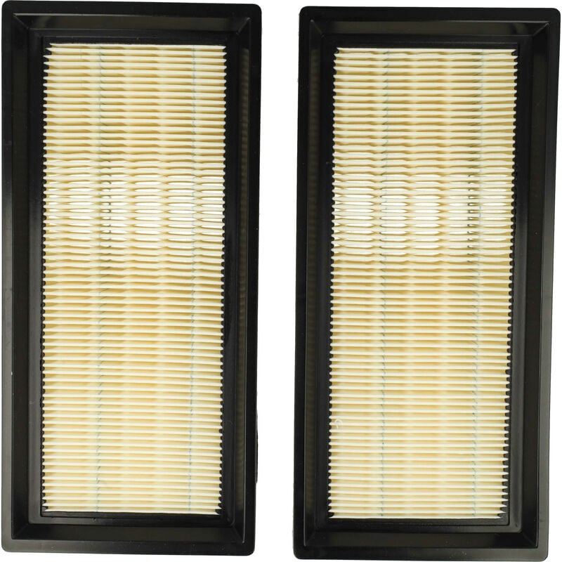 foto del prodotto set da 2x filtro compatibile con protool festool vcp 300 e-l, 300 e-m aspirapolvere - filtro principale a lamelle - vhbw