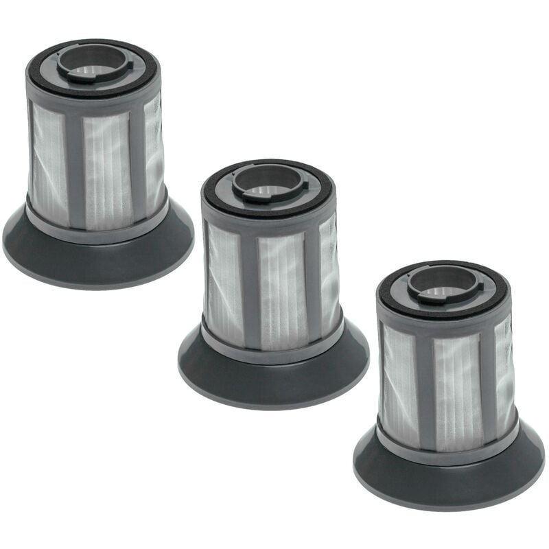 foto del prodotto set da 3x filtro compatibile con bomann eco cyclon bs 9012 cb, bs 9022 cb aspirapolvere filtro nylon hepa anallergico vhbw
