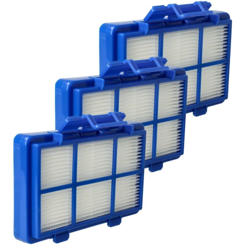 foto del prodotto set da 3x filtro compatibile con philips powergo fc8293 01, fc8249 09, fc8293 aspirapolvere - filtro hepa anallergico - vhbw