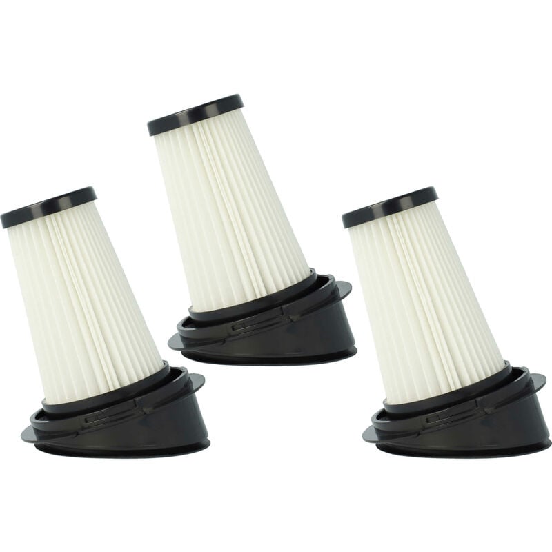 foto del prodotto set da 3x filtro compatibile con rowenta air force light rh6543wh ba0, rh6543wh, rh6545wh aspirapolvere filtro hepa anallergico vhbw