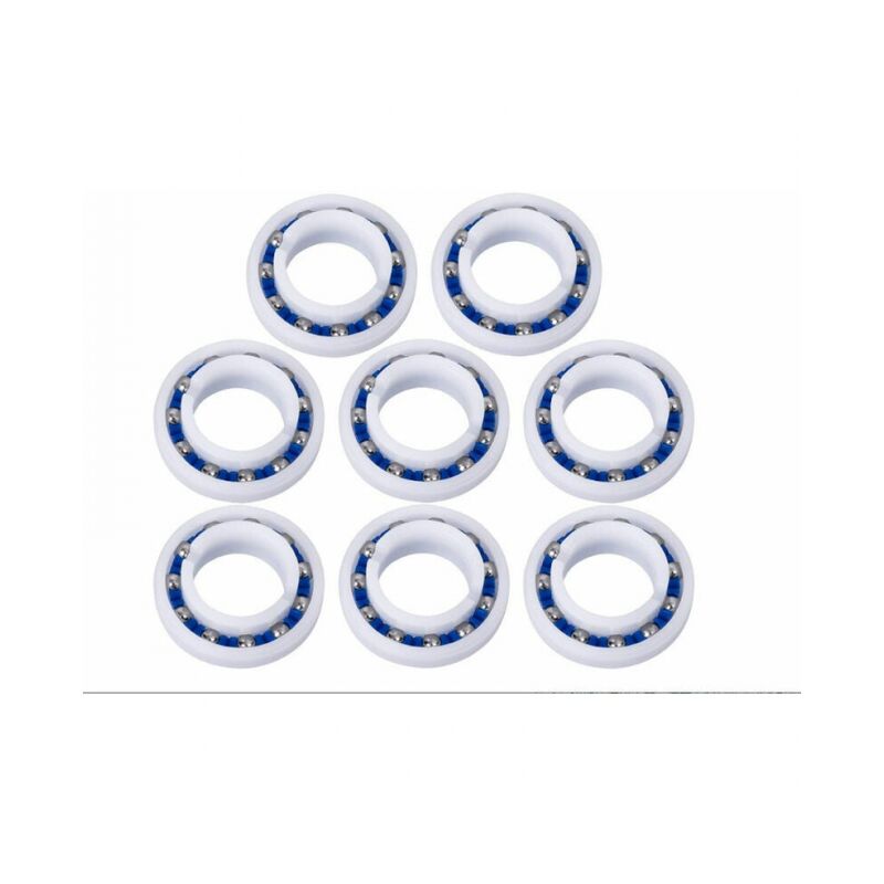 foto del prodotto set da 8 cuscinetti a sfera adattabili per ruota del robot pulitore per piscine polaris 280 180 c60 c 60