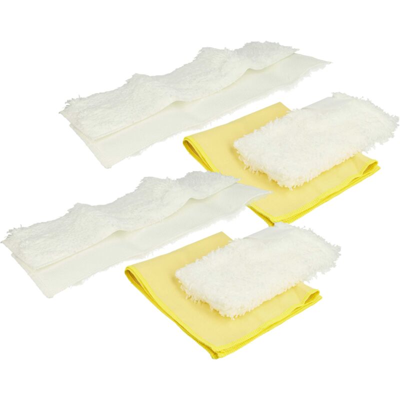 foto del prodotto set da 8 pezzi compatibile con k rcher sc 6.800 cb, sg 4 4, sc 4.100 cb, sc 6.800 c, sc 5.800 cb, sc 5.800 c pulitore a vapore vhbw