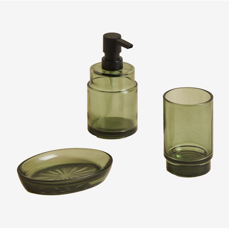 foto del prodotto set da bagno in vetro helmont sklum