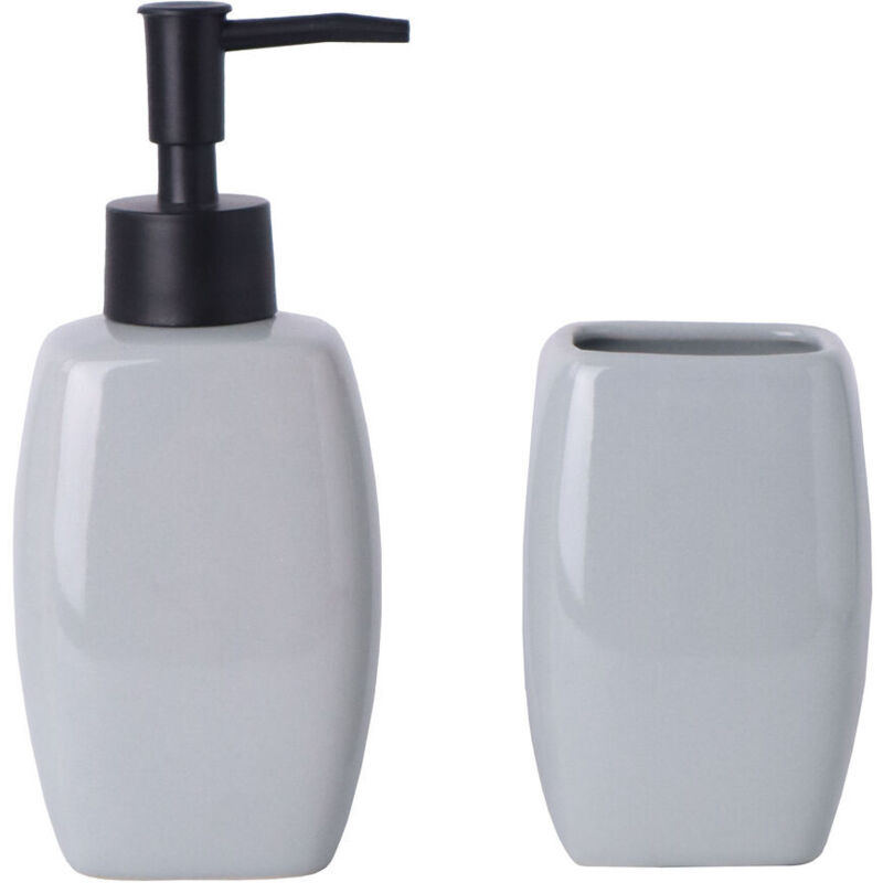 foto del prodotto set da bagno versa grigio ceramica