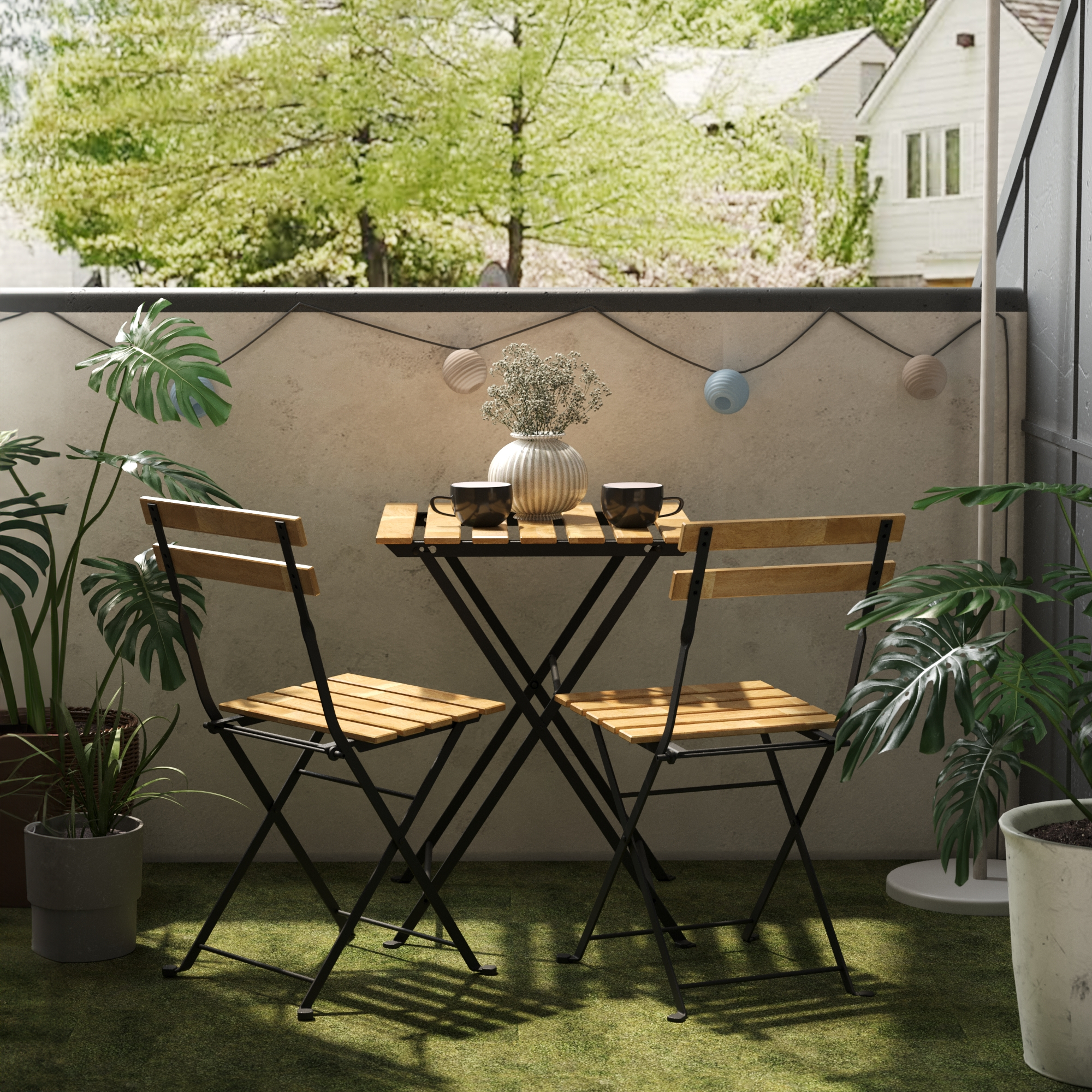 foto del prodotto set da bistrot bovno pieghevole casa.pro