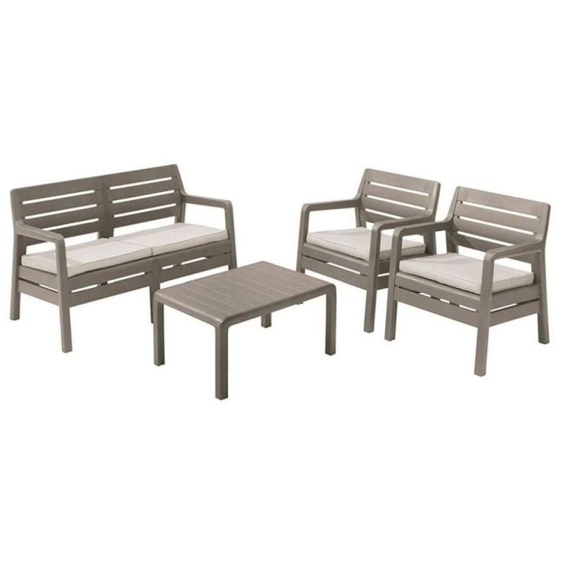 foto del prodotto set da giardino delano 4 pz cappuccino