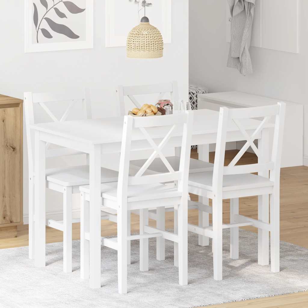 foto del prodotto set da pranzo 5 pz bianco cod mxl 15183