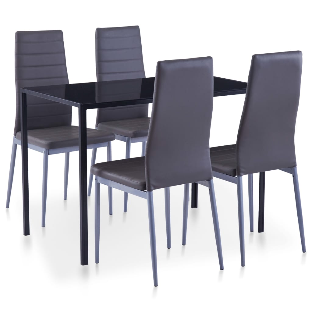 foto del prodotto set da pranzo 5 pz grigio cod mxl 72039