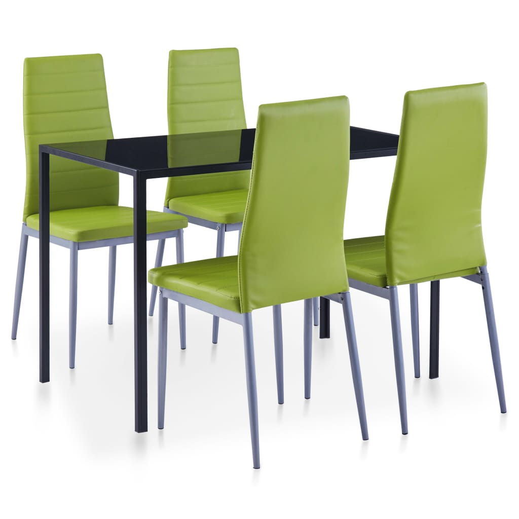 foto del prodotto set da pranzo 5 pz verde cod mxl 15178