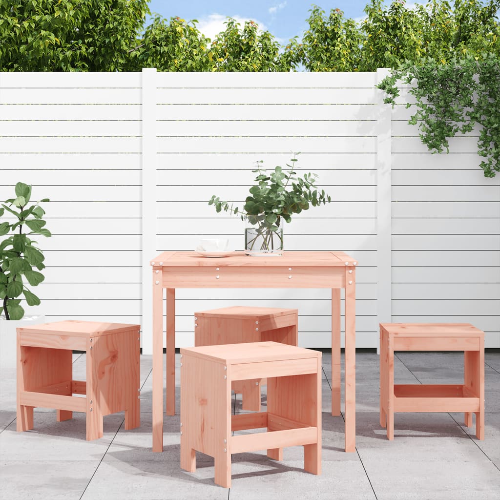 foto del prodotto set da pranzo per giardino 5 pz in legno massello di douglascod mxl 131551