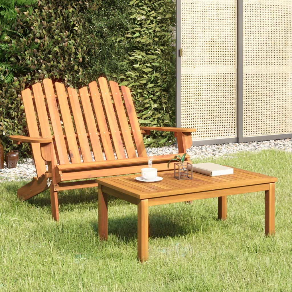 foto del prodotto set da salotto giardino adirondack 2pz legno massello di acaciacod mxl 103623