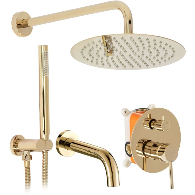 foto del prodotto set da vasca doccia da incasso rea lungo gold box