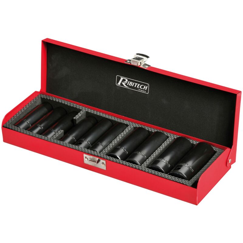 foto del prodotto set di 10 chiavi esagonali da 6 riprese 1 2