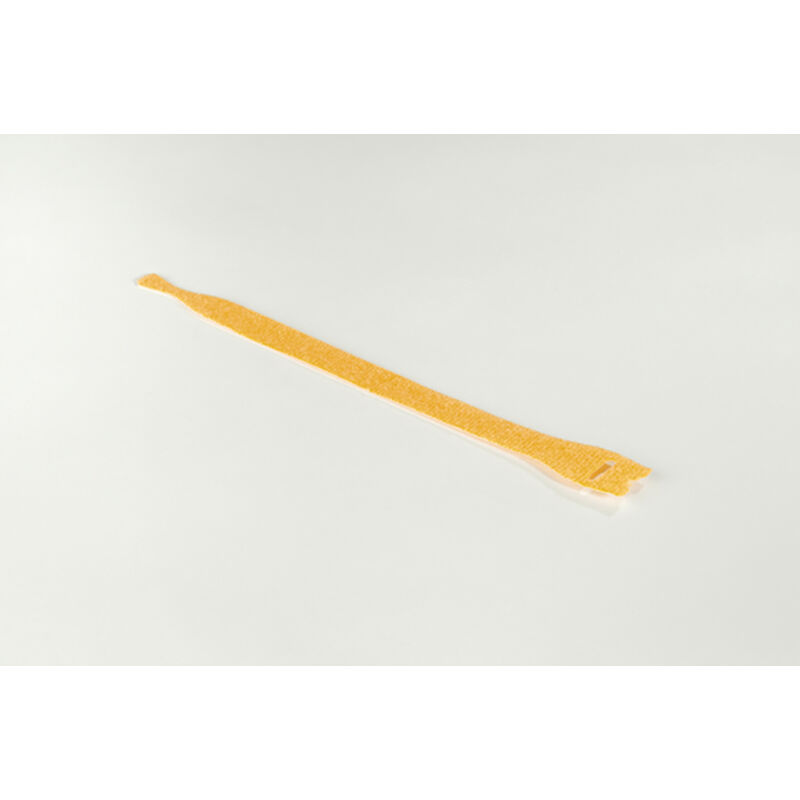 foto del prodotto set di 10 collari tessili riaperti auto aderenti giallo 200x12,5mm hellermanntyton