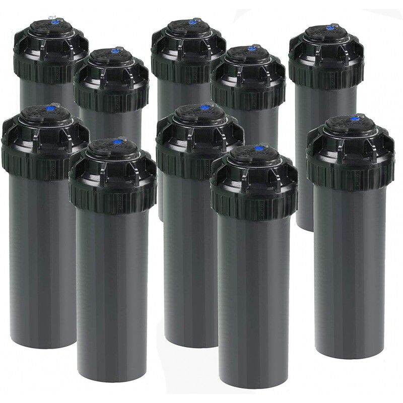 foto del prodotto set di 10 irrigatore rain bird 5004 pc. turbina con gittata da 7,6 a 15,2 metri. filettatura femmina 3 4 . irrigazione giardino