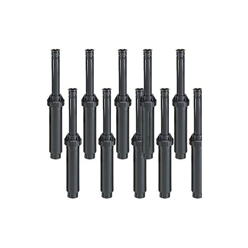 foto del prodotto set di 10 irrigatorie rain bird unispray us415, alzo 10 cm, raggio 4,5 metri 1 2 