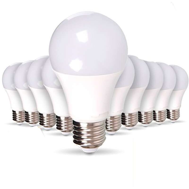 foto del prodotto set di 10 lampadine e27 10,5w a60 equivalenti a 70w bianco caldo 2700k