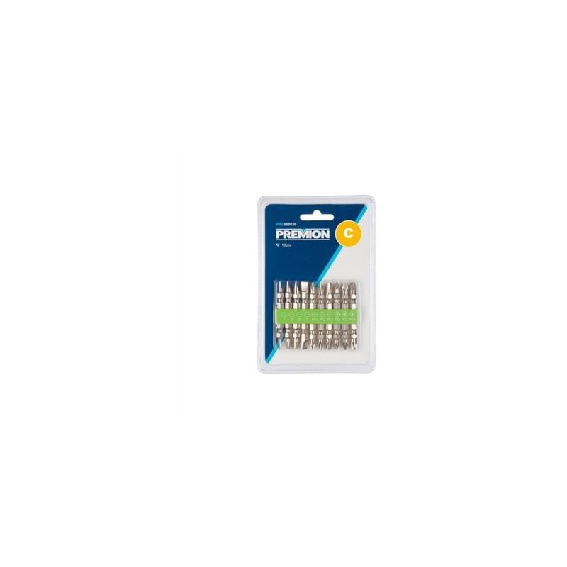 foto del prodotto set di 10 punte per cacciavite a doppia testa ph pz pl pre900030 premion
