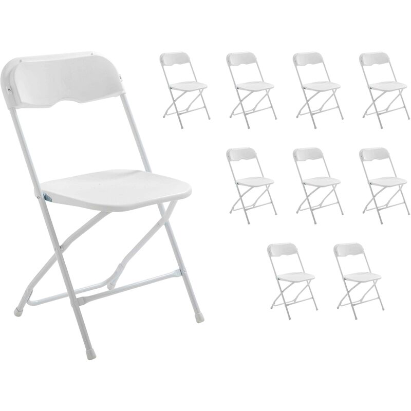 foto del prodotto set di 10 sedie pieghevoli