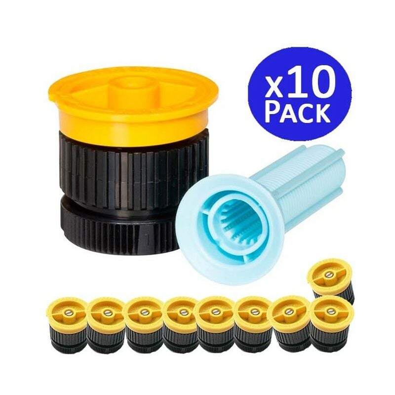 foto del prodotto set di 10 ugello rain bird 4 van per diffusori di irrigazione irrigatori da giardino con angolo regolabile raggio 1,2 metri